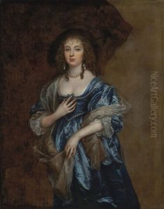 Portrait of a lady, traditionally identified as Anne, Lady Russell, later Countess of Bedford (1615-1684) by Sir Anthony Van Dyck