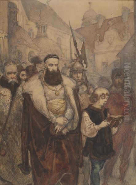 Samuel Zborowski Led to his Death - view 1