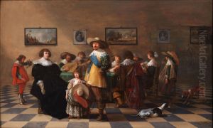 Merry company by Anthonie Palamedesz.
