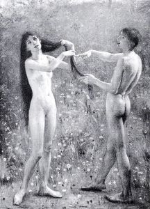 Adam und Eva by Lovis (Franz Heinrich Louis) Corinth