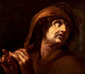 A flute player by Bartolomeo Mendozzi