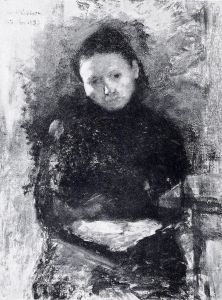 Sitzende Frau Sitzende Frau