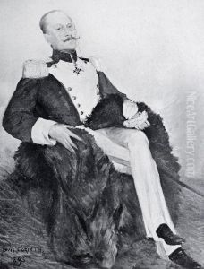 Portrat Graf Freiherr von Gayling als St. Georgsritter Portrat Graf Freiherr von Gayling als St. Georgsritter