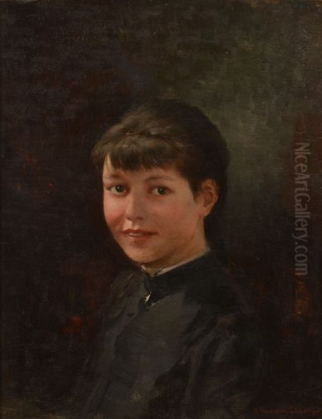 Portrait of a young woman. - view 1