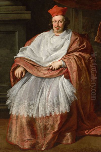 Portrait of Cardinal Carlo de Medici (1595-1666), full-length, in cardinal's robes - view 1