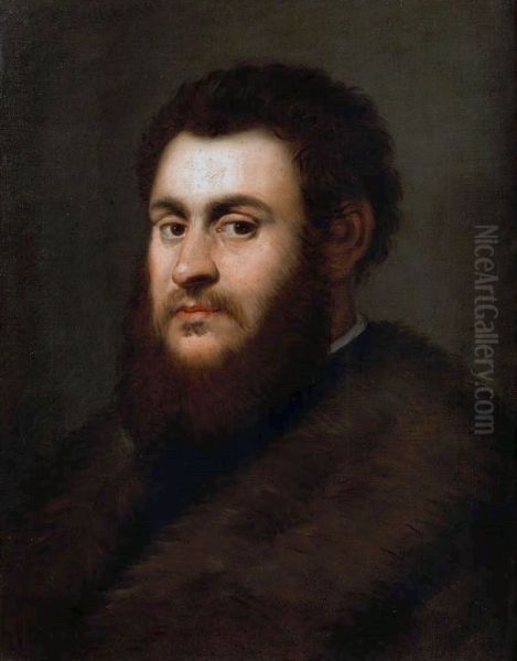 Portrait of king Sigismund II Augustus in a fur trimmed coat - view 1