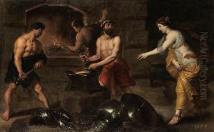 Venus in the forge of Vulcan by Vincent Malo (I)
