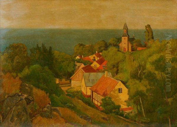View over Gudhjem. - view 1