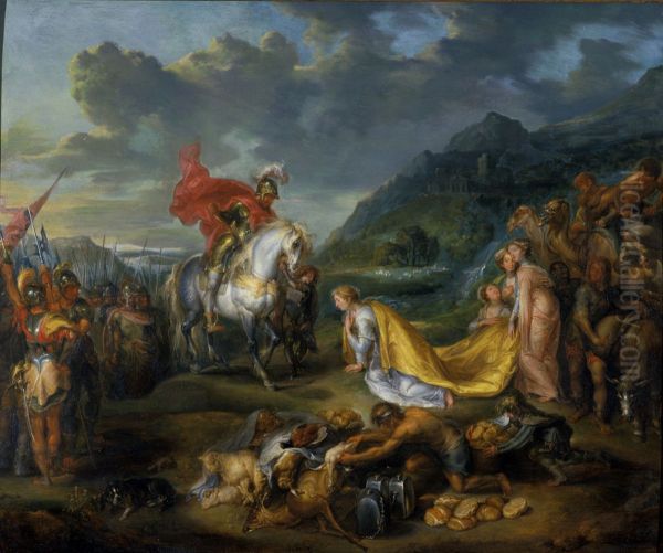 The meeting of David and Abigail - view 1