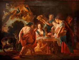 Mercury visiting Juno by Jacob Jordaens