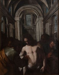 The Incredulity of St Thomas by Bernardo Cavallino