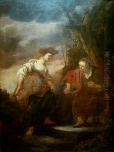 Christ and the Samaritan woman.