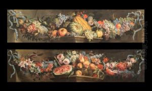 Flowers and fruit (Fall and Winter) by Abraham Brueghel