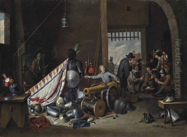 Guardroom scene - view 1