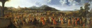Entry of Jerzy Ossolinski into Rome in 1633.