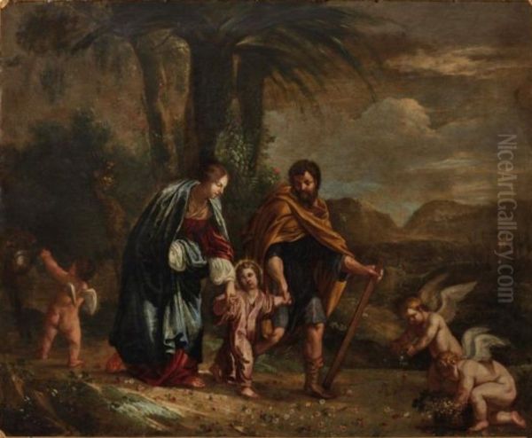 The flight into Egypt - view 1