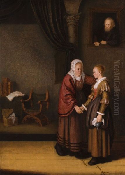 The pregnant daughter - view 1