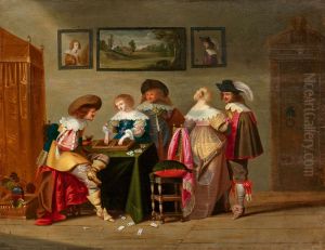 Merry Company playing a Board Game