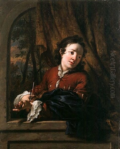 Young violinist. - view 1