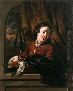 Young violinist.