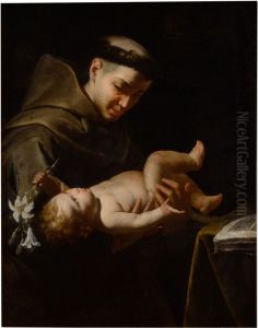 The vision of Saint Anthony of Padua by Massimo Stanzione