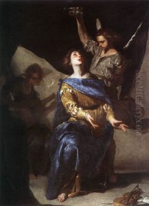 The Ecstasy of St Cecilia by Bernardo Cavallino