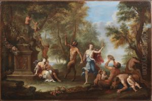 A Bacchanal by Filippo Lauri
