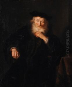 Old man wearing a beret Old man wearing a beret