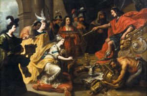 The Queen of Sheba before King Salomon by Pauwels Casteels