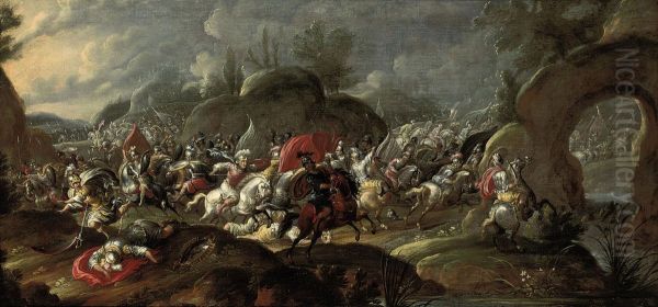 The Death of Brutus and Cassius at the Battle of Philippi - view 1