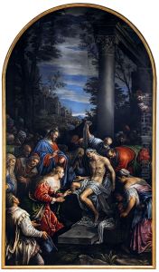 Resurrection of Lazarus by Leandro Bassano