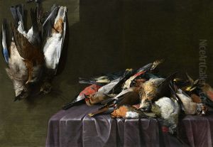 Still life of game by Hieronymus Galle I