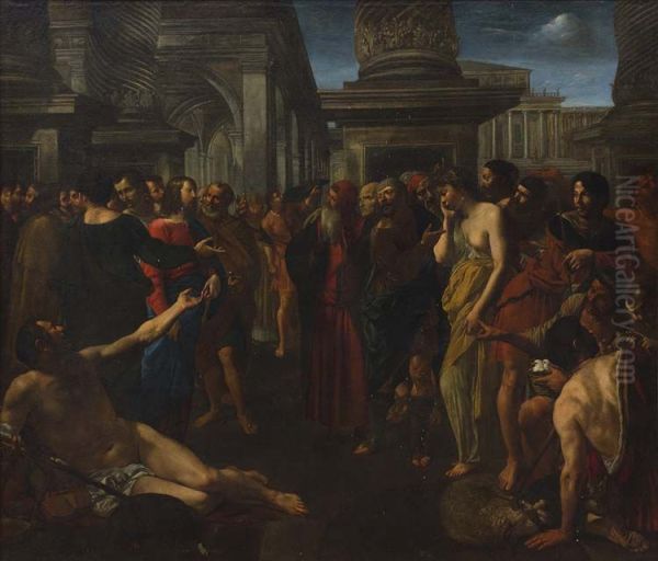 Christ and the Adulteress - view 1