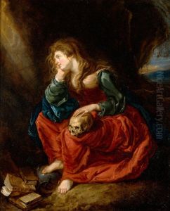 Repentant Magdalene by Simon de Vos