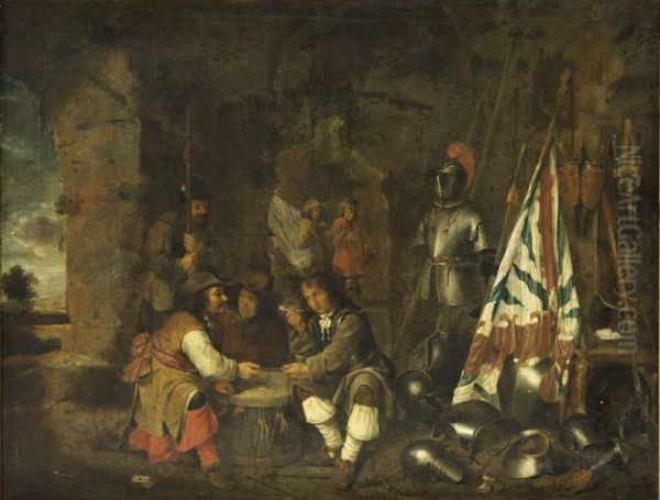 Guardroom scene - view 1