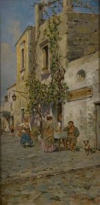 Scena Di Vita A Maiori by Gaetano Capone