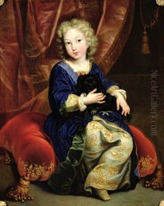 Portrait of Philippe of France (future Philip V of Spain) as a child by Pierre Mignard I