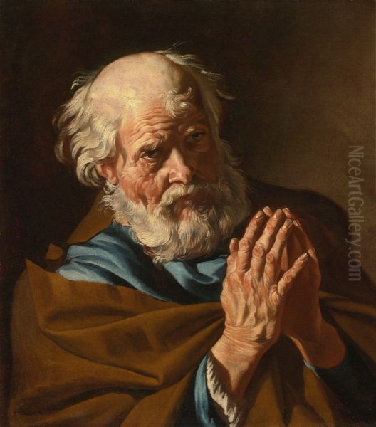 St Peter praying - view 1