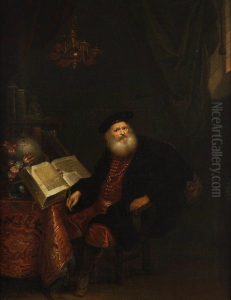 Scholar in his study. - view 1