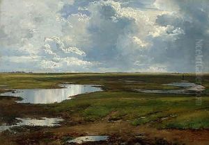 A storm appraching the island of Saltholm.