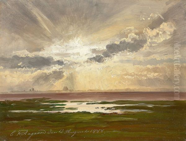 Scandinavian coastal landscape. - view 1