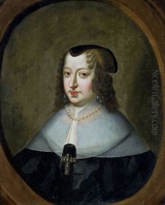 Portrait of Anne of Austria. Portrait of Anne of Austria.