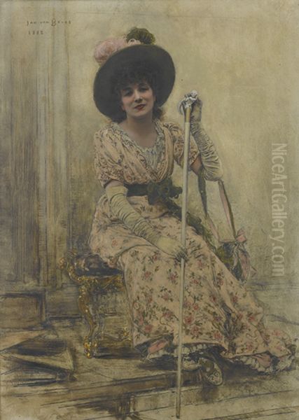 Portret van mevrouw Sarah Bernhardt - view 1