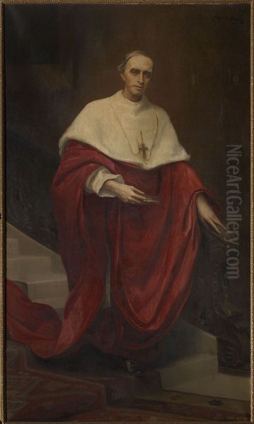 Portret van Desire-Joseph Kardinaal Mercier, aartsbisschop van Mechelen - view 1