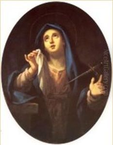 Our Lady of Sorrows. by Guido Reni