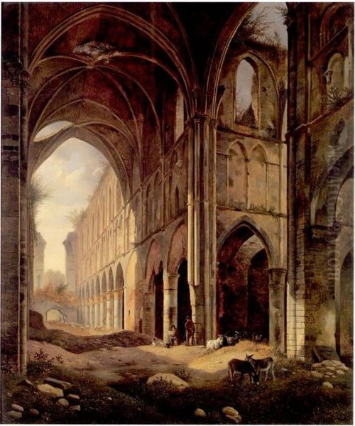 Ruines van de abdij van Villers-la-Ville - view 1