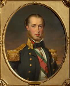 Portret van aartshertog Maximiliaan in uniform