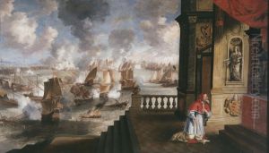 de slag van Lepanto in 1571