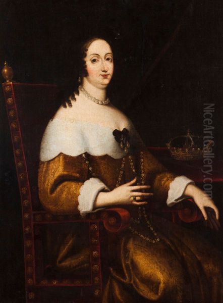 Portrait of Queen Marie Louise Gonzaga. - view 1