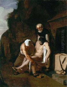 The burial of the dead, one of the works of mercy
